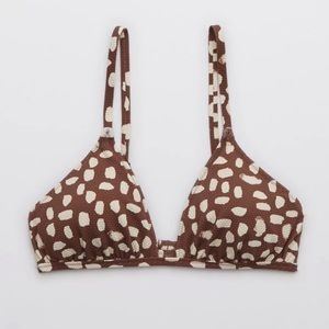 Aeries Pique Bikini Top
